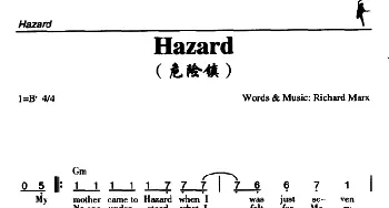 Hazard_外国歌谱_词曲: