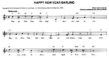 HAPPY NEW YEAR DARLING_外国歌谱_词曲:
