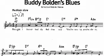 蓝调音乐：Buddy Bolden's Blues_外国歌谱_词曲: