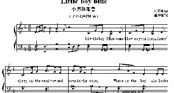 Little boy blue_外国歌谱_词曲: 董放