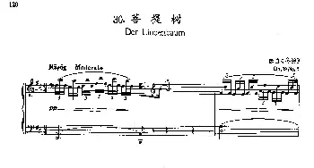 30菩提树(奥地利)_外国歌谱_词曲:选自《冬游》 舒伯特