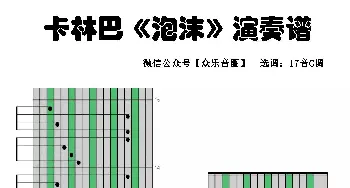 泡沫_歌谱投稿_词曲:邓紫棋 邓紫棋