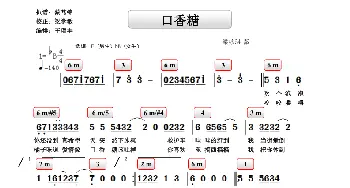 口香糖_歌谱投稿_词曲: