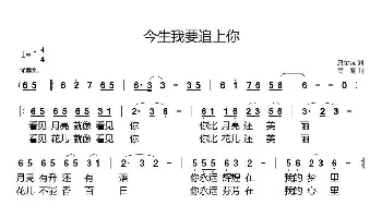 今生我要追上你_歌谱投稿_词曲:唐金城 高鹰