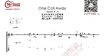 Andrew Foy 指弹吉他谱 One Call Away_歌谱投稿_词曲:Andrew Foy Andrew Foy