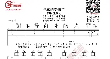 张学友 我真的受伤了 吉他谱_歌谱投稿_词曲:王菀之 王菀之