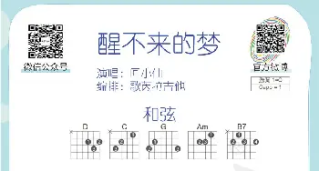 《醒不来的梦》吉他曲谱_歌谱投稿_词曲: