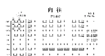 向往_歌谱投稿_词曲: 印青