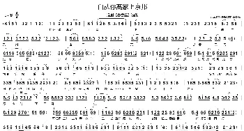 自从你离家上京邦_歌谱投稿_词曲: