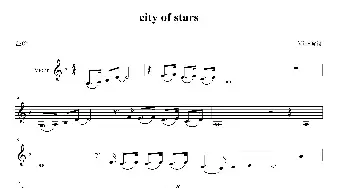 city of stars_歌谱投稿_词曲: