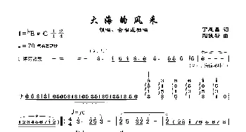 大海的风采_歌谱投稿_词曲:丁恩昌 陶俊禄