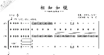 相知如镜_歌谱投稿_词曲: 李汉颖、龙伟华