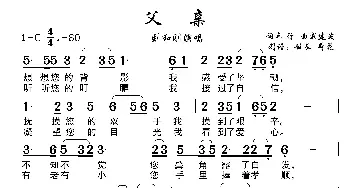 父亲_歌谱投稿_词曲:车行 戚建波