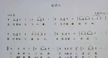 谢亲人_歌谱投稿_词曲:齐建华 齐建华