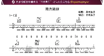 南方姑娘_歌谱投稿_词曲:赵雷 赵雷