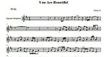 you are beautiful_歌谱投稿_词曲: