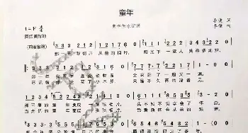 童年_歌谱投稿_词曲:李健 李健