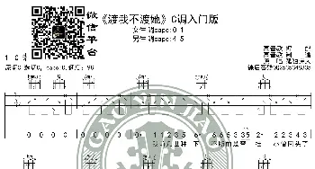 《渡我不渡她》吉他谱C调入门版 孤独诗人 猴哥吉他教学 高音教编配_歌谱投稿_词曲: