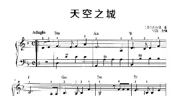 天空之城_歌谱投稿_词曲: 久石让