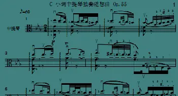 C 小调中提琴独奏随想曲 Op.55_歌谱投稿_词曲: