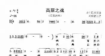 高原之魂_歌谱投稿_词曲:才仁巴桑 才仁巴桑