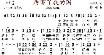 厉害了我的国_歌谱投稿_词曲:王平久 舒楠