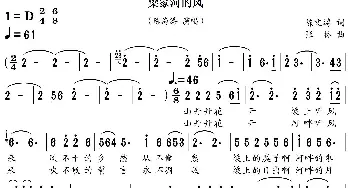 梁家河的风_歌谱投稿_词曲:陈文涛 张林