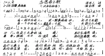 志愿者之歌_歌谱投稿_词曲:词作人 张艺军