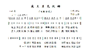 爱上贝克汉姆_歌谱投稿_词曲:老猫 王蓉