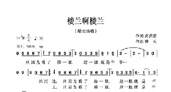 楼兰啊楼兰_歌谱投稿_词曲:高洪雷 皓天