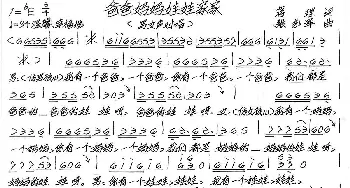 爸爸妈妈娃娃家家_歌谱投稿_词曲:蒋理 张艺军