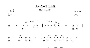 共产党来了苦变甜_歌谱投稿_词曲: 西藏民歌、彦克编曲