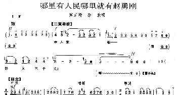 京剧谱 | 哪里有人民哪里就有赵勇刚《平原作战》李胜唱段