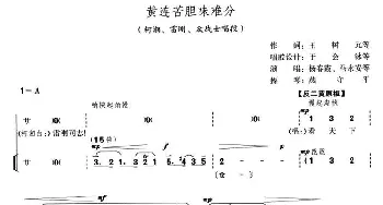 京剧谱 | 黄连苦胆味难分《杜鹃山》柯湘 雷刚 众战士唱段 唱腔+伴奏 杨春霞等 王树元等 于会泳等