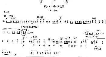 京剧谱 | 无产者《杜鹃山》柯湘唱段