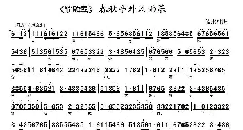 京剧谱 | 春秋亭外风雨暴《锁麟囊》选段 张火丁