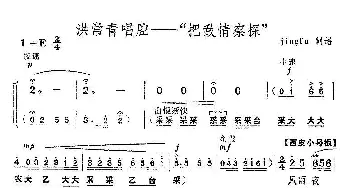 京剧谱 | 把敌情察探《红色娘子军》选段 冯志效