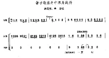 京剧谱 | 鲁子敬在舟中浑身战抖《群英会》诸葛亮鲁肃唱段 李少春