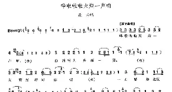 京剧谱 | 哗啦啦大炮一声响《战太平》花云唱段 李少春