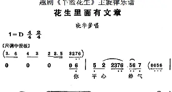 越剧谱 | 越剧《半篮花生》全剧主旋律乐谱 花生里面有文章 P29-30