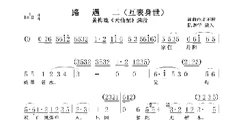 黄梅戏谱 | 路遇二 互表身世《天仙配》选段