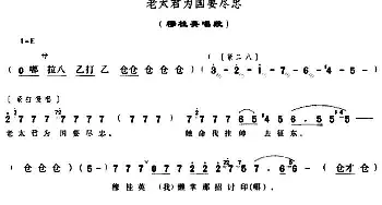 豫剧谱 | 老太君为国要尽忠《穆桂英挂帅》穆桂英唱段