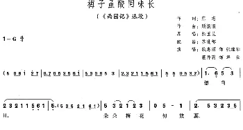 评剧谱 | 梅子虽酸回味长《西园记》选段 徐玉兰原唱 钱惠丽 裘丹莉演唱 庄志 顾振遐作曲 苏进邹配器