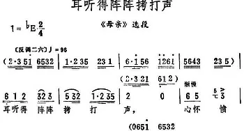 评剧谱 | 耳听得阵阵拷打声《母亲》选段 筱俊亭