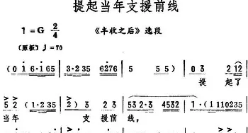 评剧谱 | 提起当年支援前线《丰收之后》选段 筱俊亭