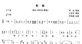 二人转谱 | 影梆《天台》唱段 王家才