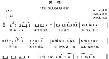 二人转谱 | 哭楼《刘金定观星》唱段 杨宏伟