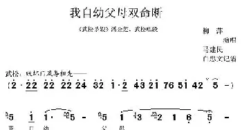 秦腔 我自幼父母双命断《武松杀嫂》潘金莲 武松唱段 柳萍 马建民