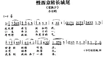 敦煌曲子戏 慢西京转长城尾《老换少》小生唱段