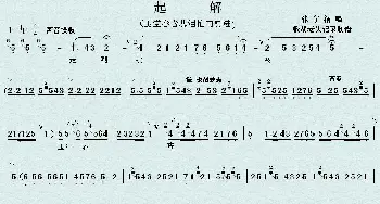 秦腔 起解 玉堂春含悲泪忙向前进 张宁  板胡老头记谱制谱